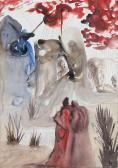 DALI Salvador La Divine Forêt, Illustration Pour Le Chant 28 Du Purgatoire, La Divine Comédie De Dante DALI Salvador La Divine Forêt, Illustration Pour Le Chant 28 Du Purgatoire, La Divine Comédie De Dante