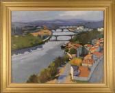 DALL'AGNOL Dominique Le Rhône À Villeneuve Les Avignon DALL'AGNOL Dominique Le Rhône À Villeneuve Les Avignon