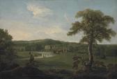 DALL Nicholas Thomas A View Of Eshott Hall, North Yorkshire DALL Nicholas Thomas A View Of Eshott Hall, North Yorkshire