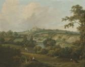 DALL Nicholas Thomas Knaresborough, Yorkshire, With The Drying Of Wool In The Distance DALL Nicholas Thomas Knaresborough, Yorkshire, With The Drying Of Wool In The Distance