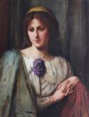 DALLAS BARNES Frederick Portrait Of A Young Woman DALLAS BARNES Frederick Portrait Of A Young Woman