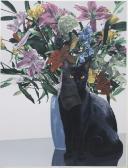 DALLAS John Gato Preto Con Flores DALLAS John Gato Preto Con Flores