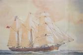 Dalton Percy Barque In Full Sail Dalton Percy Barque In Full Sail