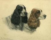 danchin leon Two Cocker Spaniels danchin leon Two Cocker Spaniels