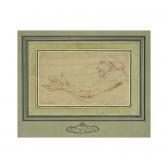 DANDRE-BARDON Michel-Francois Figure D'homme Les Bras Tendus DANDRE-BARDON Michel-Francois Figure D'homme Les Bras Tendus