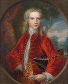 DANDRIDGE Bartholomew Portrait Of A Boy, Half-length, In A Red Coat DANDRIDGE Bartholomew Portrait Of A Boy, Half-length, In A Red Coat