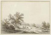 DANEKES ANDREAS Landscape With Shepherd And Cow Herd DANEKES ANDREAS Landscape With Shepherd And Cow Herd