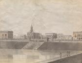 DANIELL Thomas East Side Of Tank Square And The Old Mission Church, Calcutta DANIELL Thomas East Side Of Tank Square And The Old Mission Church, Calcutta