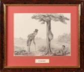 DANMIER H. Gentleman And Man Asleep In Tree DANMIER H. Gentleman And Man Asleep In Tree