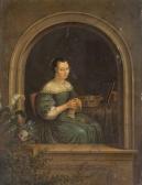 DANNER Ritratto Di Dama Alla Finestra DANNER Ritratto Di Dama Alla Finestra