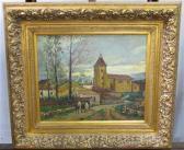DARIUS W Village Scene DARIUS W Village Scene