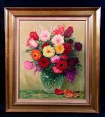 DARLEY A Still Life With Tulips And Ranunculas DARLEY A Still Life With Tulips And Ranunculas