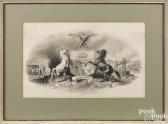 DARLEY Felix Octavius Carr Illustration Of The Arms Of Pennsylvania DARLEY Felix Octavius Carr Illustration Of The Arms Of Pennsylvania
