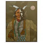 Darren Vigil Gray Portrait Of Native American Man Darren Vigil Gray Portrait Of Native American Man