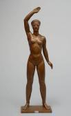 DARVILLE Alphonse Femme Nue Debout Au Bras Levé DARVILLE Alphonse Femme Nue Debout Au Bras Levé