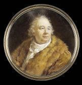 DAUBIGNY Pierre A Gentleman, Wearing A Coat With Large Fur Collar And Loose White Cravat DAUBIGNY Pierre A Gentleman, Wearing A Coat With Large Fur Collar And Loose White Cravat