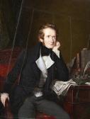 DAUBIGNY Pierre Portrait D'alfred De Vigny DAUBIGNY Pierre Portrait D'alfred De Vigny
