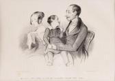 DAUMIER Honore Acht Illustrationen Aus 'le Charivari' DAUMIER Honore Acht Illustrationen Aus 'le Charivari'