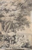 DAVID DE MARSEILLE Joseph Antoine Famille De Bergers Sous Un Arbre DAVID DE MARSEILLE Joseph Antoine Famille De Bergers Sous Un Arbre