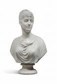 DAVIS Edward Bust Of Miss Nellie Hayes DAVIS Edward Bust Of Miss Nellie Hayes