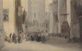 DAVIS John Scarlett The Interior Of St Eustache, Paris DAVIS John Scarlett The Interior Of St Eustache, Paris