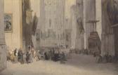 DAVIS John Scarlett The Interior Of St Eustache, Paris DAVIS John Scarlett The Interior Of St Eustache, Paris