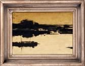DAVIS Wayne Lambert Untitled (landscape With Marsh) DAVIS Wayne Lambert Untitled (landscape With Marsh)