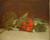 DAVIS William Moore Still Life With Strawberries DAVIS William Moore Still Life With Strawberries