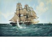 DAWSON Montague Chasing The Slaver: Her Majesty's Brig DAWSON Montague Chasing The Slaver: Her Majesty's Brig