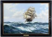 DAWSON Montague The Chariot Of Fame, Stunsails Pulling. DAWSON Montague The Chariot Of Fame, Stunsails Pulling.
