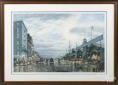 DAWSON William S A Port Scene DAWSON William S A Port Scene