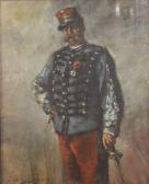 de BAST Jean Portrait De Général À L'épée de BAST Jean Portrait De Général À L'épée
