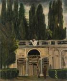 De Benitez Julia Vista Del Jardín De La Villa Medici De Benitez Julia Vista Del Jardín De La Villa Medici