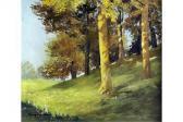 DE BESPERATO Francesco Pablo Grassy Bank With Trees DE BESPERATO Francesco Pablo Grassy Bank With Trees