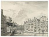 de BEYER Jan A View Of The Grimburgwal With The Oudezijds Herenlogement, The Gate Of The Binnengasthuis Beyond, Amsterdam de BEYER Jan A View Of The Grimburgwal With The Oudezijds Herenlogement, The Gate Of The Binnengasthuis Beyond, Amsterdam