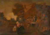 de BLOOT Pieter Genre Scene By A Tavern de BLOOT Pieter Genre Scene By A Tavern
