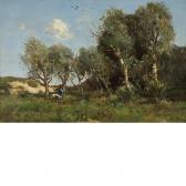 DE BOCK Theophile Emile A. The Edge Of A Wood DE BOCK Theophile Emile A. The Edge Of A Wood