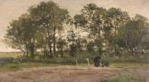 DE BOCK Theophile Emile Achille Potato Gatherers DE BOCK Theophile Emile Achille Potato Gatherers