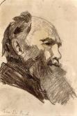 DE BOECK Felix Three Portraits Of Men DE BOECK Felix Three Portraits Of Men