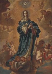 Acisclo Antonio Palomino Y De Castro - The Immaculate Conception 