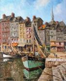 DE CHANTETOUP F. Chalutier Dans Le Port De Honfleur DE CHANTETOUP F. Chalutier Dans Le Port De Honfleur
