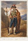 DE CHATILLON Charles Portrait D'un Brigand Italien DE CHATILLON Charles Portrait D'un Brigand Italien