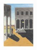DE CHIRICO Giorgio Piazza D'italia DE CHIRICO Giorgio Piazza D'italia