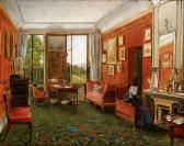 DE COURTEN DE WATTEWILLE Marie Elizabeth Monsieur Von Schiferli Dans Un Intérieur DE COURTEN DE WATTEWILLE Marie Elizabeth Monsieur Von Schiferli Dans Un Intérieur