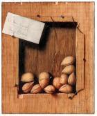 De EVANS Scott A New Variety, Try One /a Trompe L'oeil Still Life With Almonds De EVANS Scott A New Variety, Try One /a Trompe L'oeil Still Life With Almonds