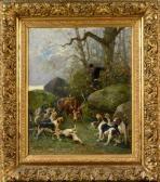 de GESNE Jean Victor Albert L'hallali Du Cerf de GESNE Jean Victor Albert L'hallali Du Cerf