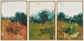 de GROOT Nanno Three Abstract Landscapes, Provincetown Field Series de GROOT Nanno Three Abstract Landscapes, Provincetown Field Series