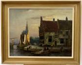 de HAAS HEMKEN Willem Havengezicht Bij De Hoofdtoren Van Hoorn de HAAS HEMKEN Willem Havengezicht Bij De Hoofdtoren Van Hoorn