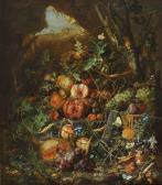 DE HEEM David Jacobz Fleurs, Fruits Et Papillon DE HEEM David Jacobz Fleurs, Fruits Et Papillon