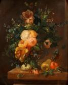 DE HEEM JAN A Still Life Study Of A Vase Of Flowers DE HEEM JAN A Still Life Study Of A Vase Of Flowers